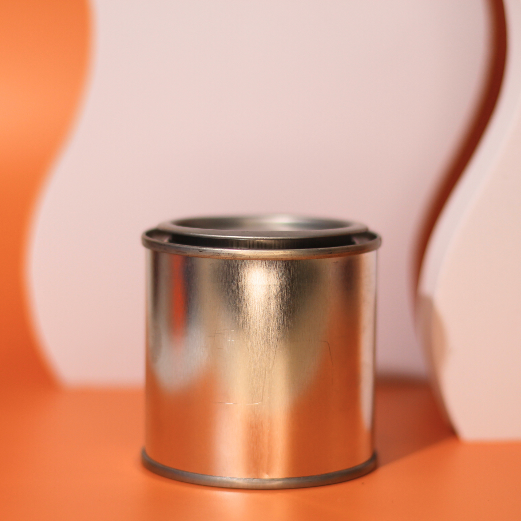 Metal Candle Paint Tin