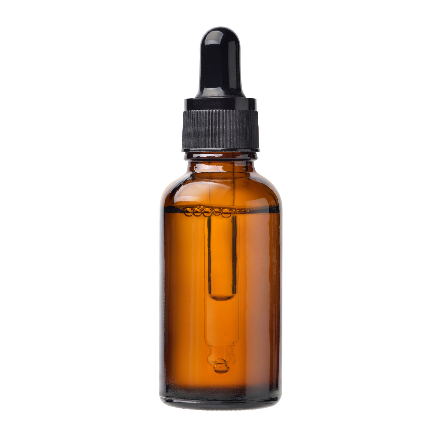 Amber 15ml Bottle with black Dropper