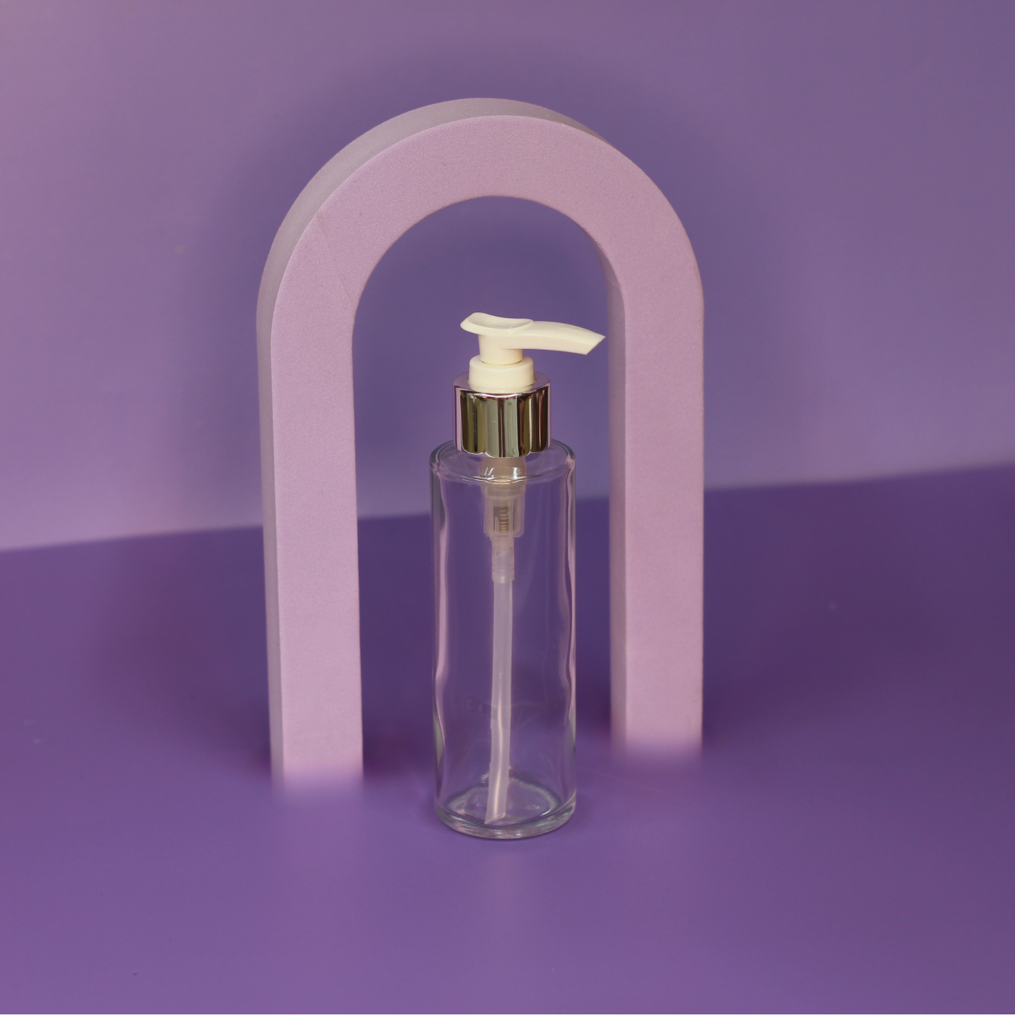 Silver/White Lotion/Soap Pump