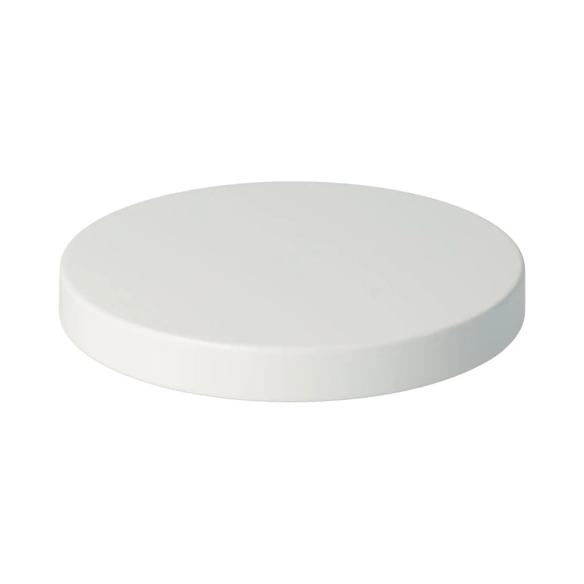 Metal Candle Lids - White Box of 12 Medium
