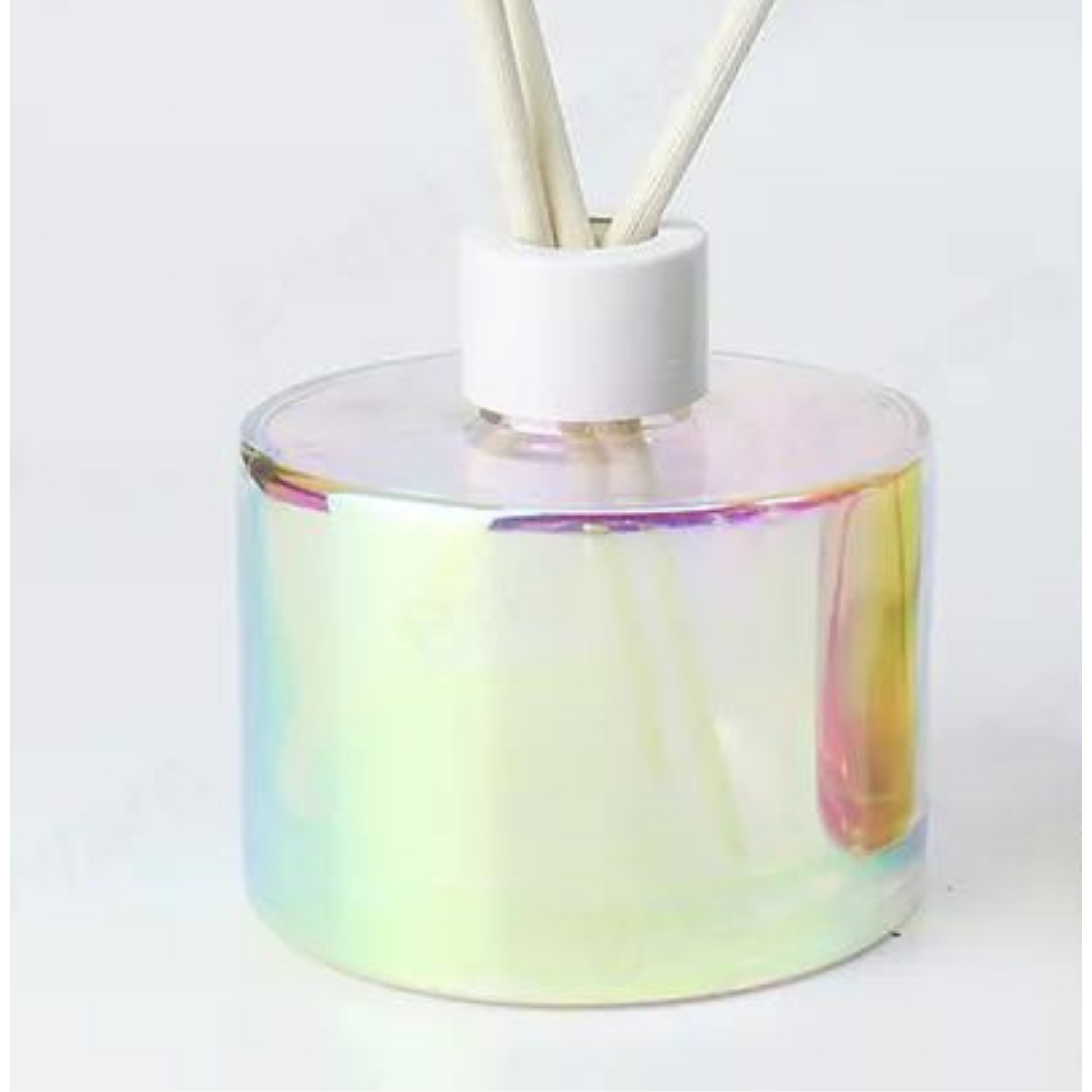 Iridescent Reed Diffuser Glass with Rose Gold – The Fragrance Garden
